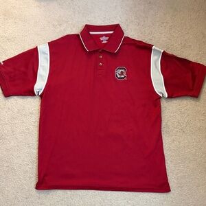 Men’s Vintage Russell Athletic Dri-Power XXL Polo Shirt Gamecocks Logo